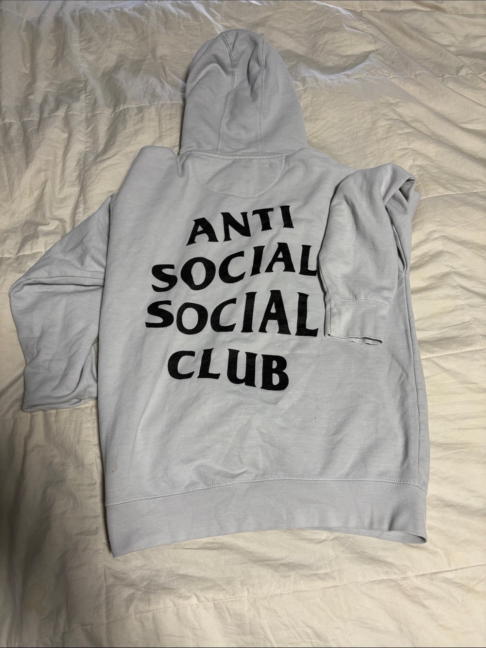 Anti Social Social Club White Hoodie - Picture 6 of 6